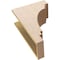 Ekena Millwork 8"W x 16"D x 24"H Classic Pescadero Rough Cedar Woodgrain TimberThane Corbel, Primed Tan CORUR08X16X24PECRCPR - alternate 6